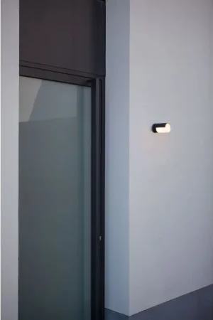 Veilige Betaling Lutec CYRA Buiten muurverlichting LED Zwart, 1-licht