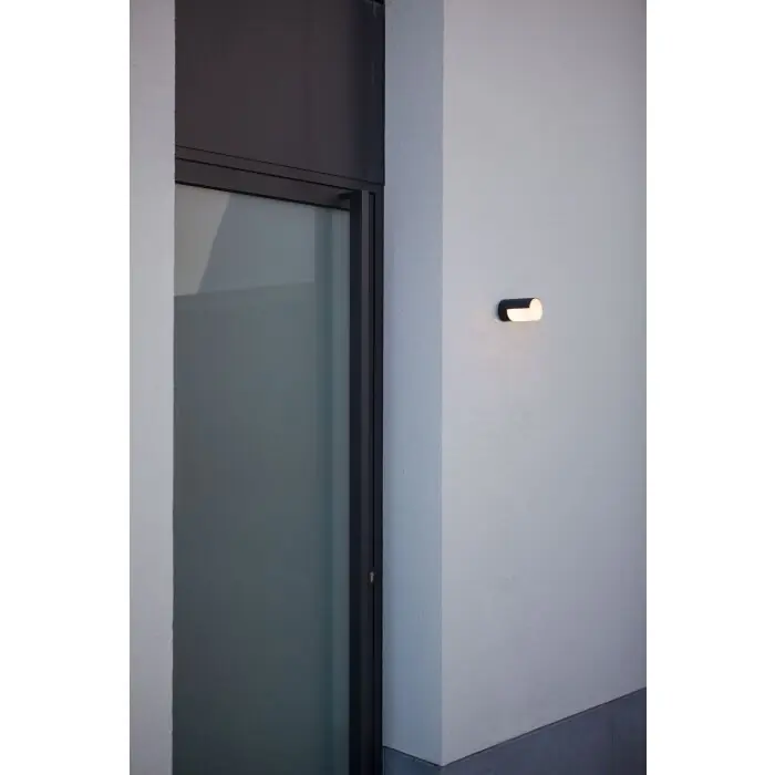 Veilige Betaling Lutec CYRA Buiten muurverlichting LED Zwart, 1-licht
