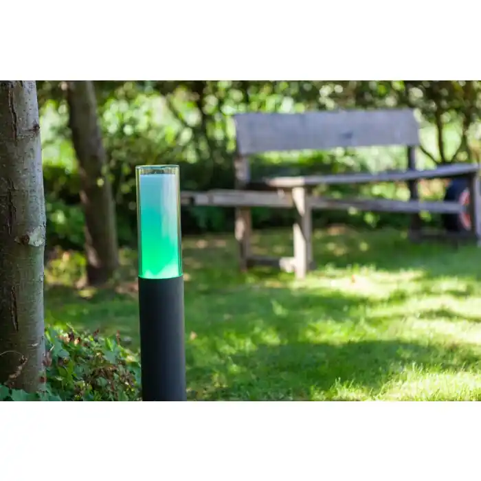 Aanbieding Lutec DROPA Padverlichting LED Antraciet, 1-licht, Kleurwisselaar