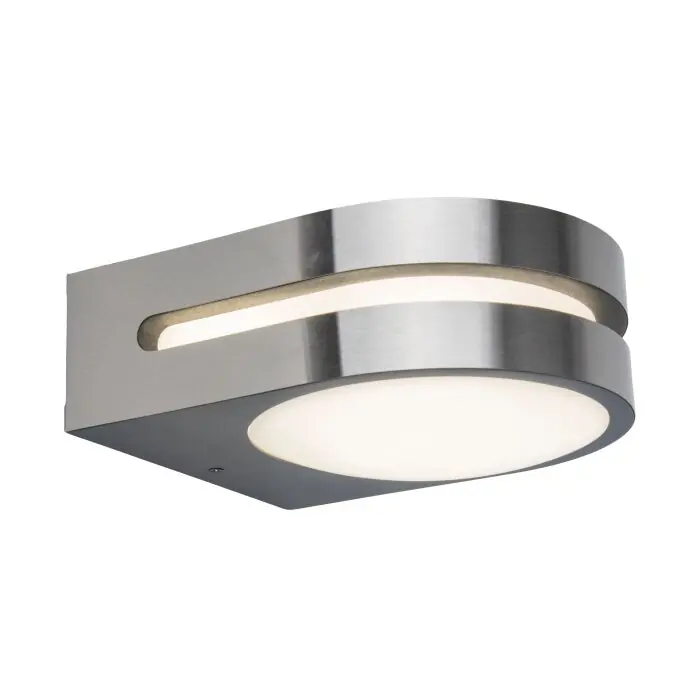 Merkproduct Lutec FANCY Buiten muurverlichting LED roestvrij staal, 1-licht