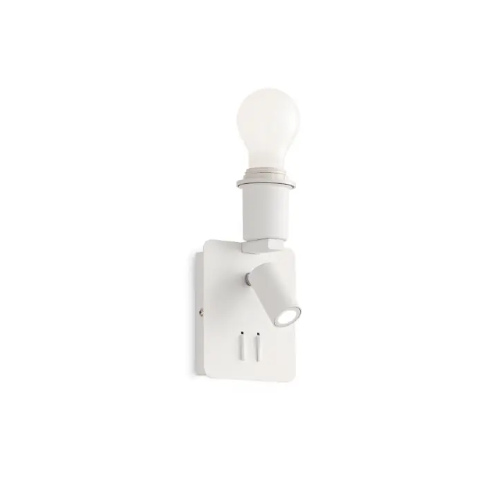 Ideallux GEA Muurlamp Wit, 2-lichts Op = Op