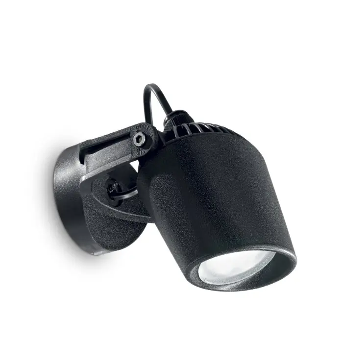 Alleen Vandaag Ideallux MINITOMMY Buiten muurverlichting Zwart, 1-licht