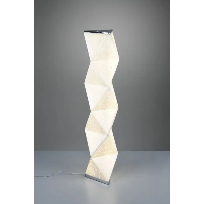 Reality Suma Staande lamp LED Chroom, 1-licht, Afstandsbediening, Kleurwisselaar Nu Kopen