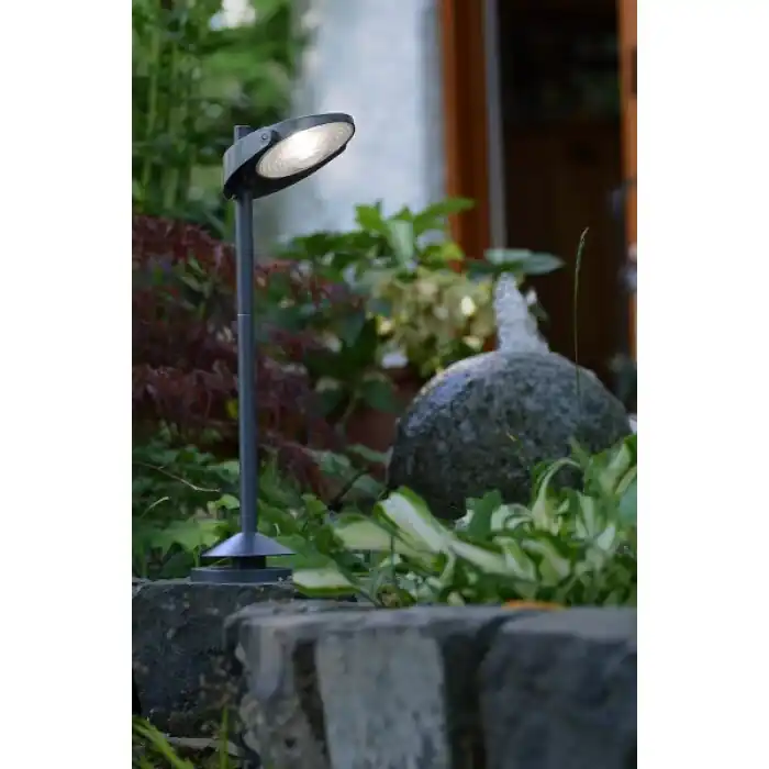 Lutec SUN CONNEC STACK Padverlichting LED Grijs, 3-lichts Snelle Levering