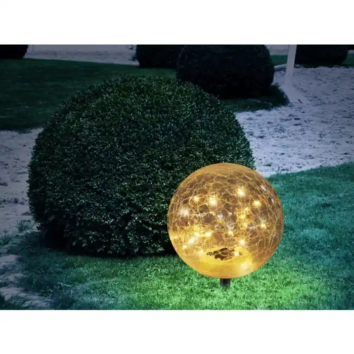 Globo Solar Kogellamp LED Zwart, 30-lichts Bestel Nu