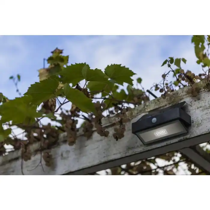 Finale Uitverkoop Lutec ARROW Solarlamp LED Antraciet, 1-licht, Bewegingsmelder
