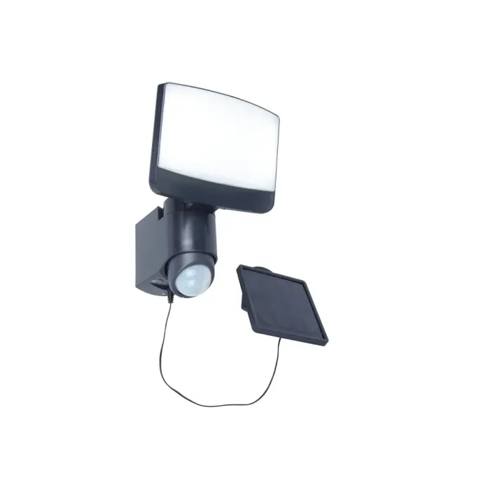 Lutec SUNSHINE Solarlamp LED Antraciet, 1-licht, Bewegingsmelder Flitsaanbieding