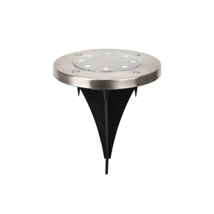 Globo ROCKY Solarlamp LED Zwart, 8-lichts Tijdelijk Beschikbaar