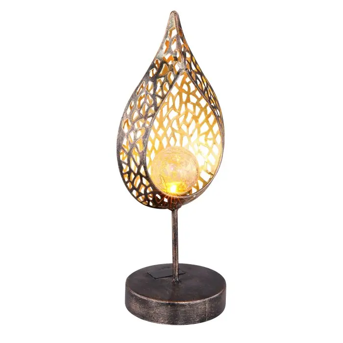 Globo SOLAR Solarlamp LED Antiek, Goud, 1-licht Korting