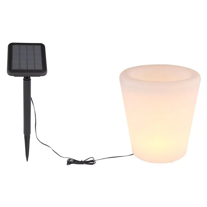 Globo SOLAR Solarlamp LED Zwart, Wit, 4-lichts, Kleurwisselaar Korting