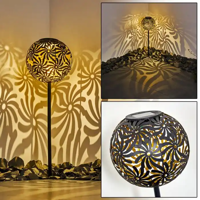 Betaalbaar Gilbert Solarlamp LED Zwart, 1-licht