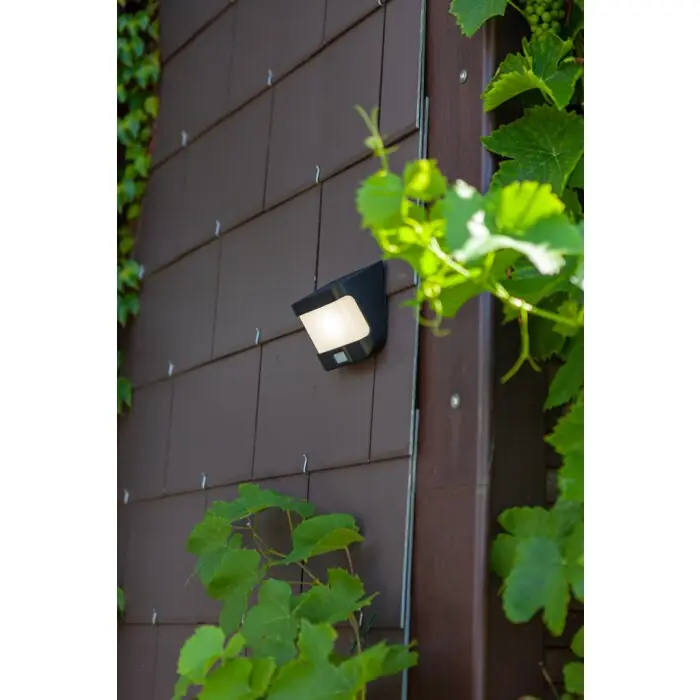 Superprijs Lutec TRY Solarlamp LED Antraciet, 1-licht, Bewegingsmelder