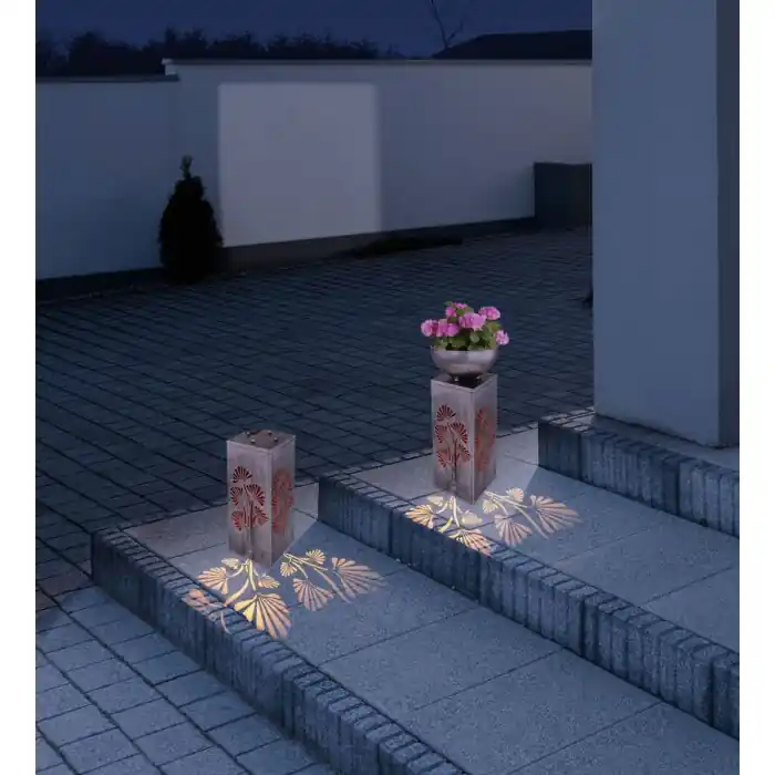 Meest Verkocht Globo Solarlamp LED Zilver, 1-licht
