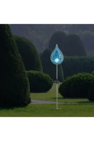 Aanbieding Globo Solarlamp LED Zilver, 1-licht