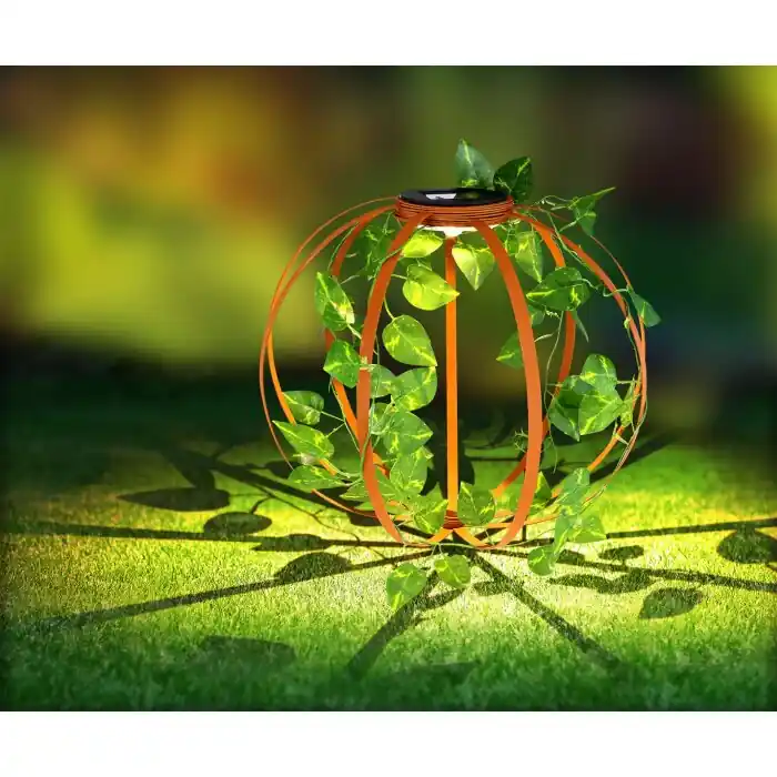 Globo Solarlamp LED Roest, 1-licht Dagaanbieding