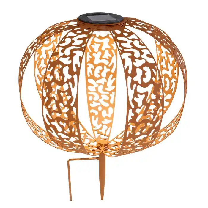 Globo Solarlamp LED Roest, 1-licht Rechtstreeks Van De Fabrikant