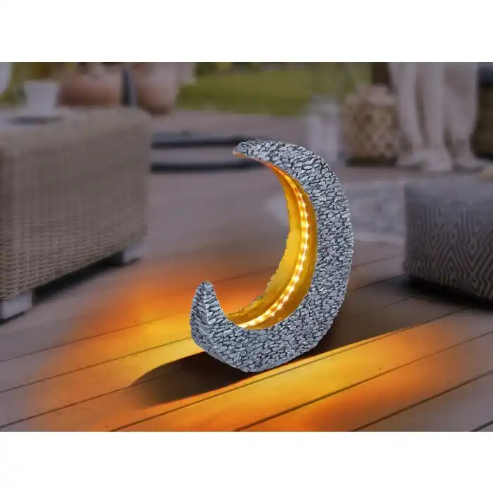 Rechtstreeks Van De Fabrikant Globo Solarlamp LED Grijs, 25-lichts