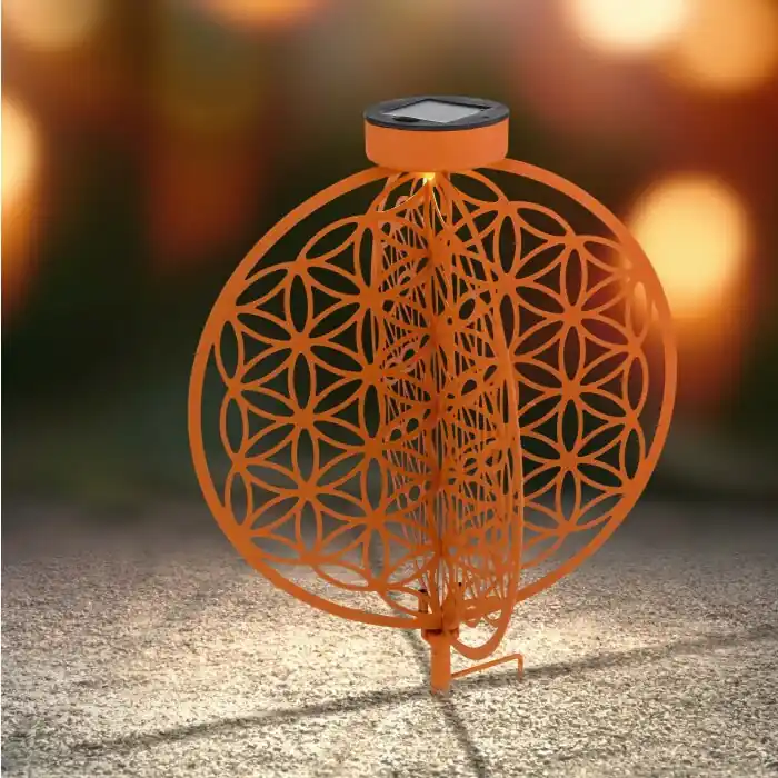 Globo Solarlamp Roest, 1-licht Tijdelijk Beschikbaar
