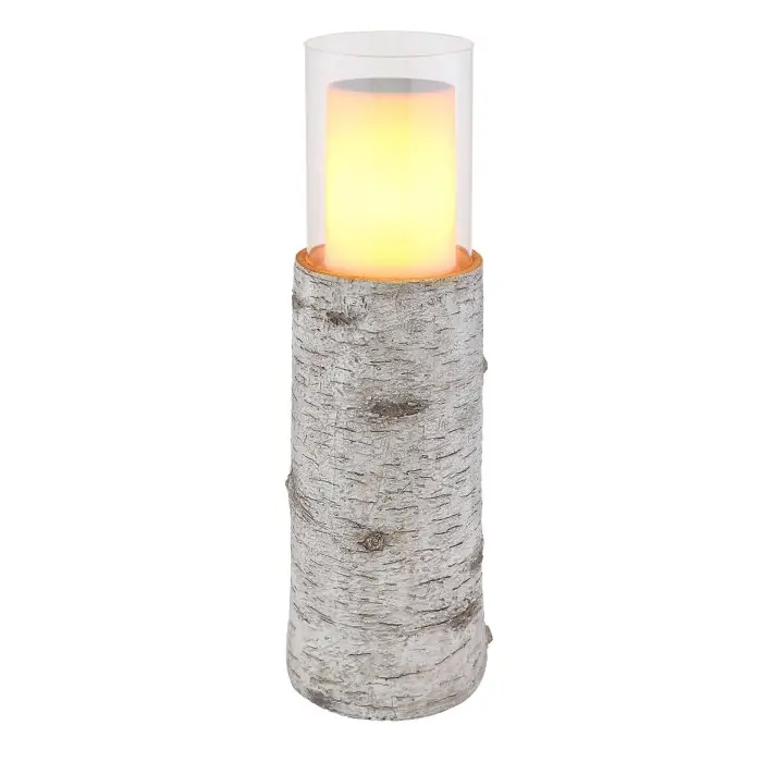 Dagaanbieding Globo Solarlamp LED Hout licht, 12-lichts