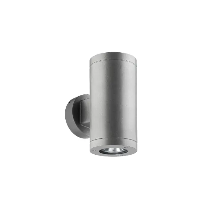 LCD 1065 Buiten muurverlichting Zilver, 2-lichts Hete Deal