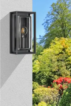 Beste Prijs LCD 5070 Buiten muurverlichting Zwart, 1-licht