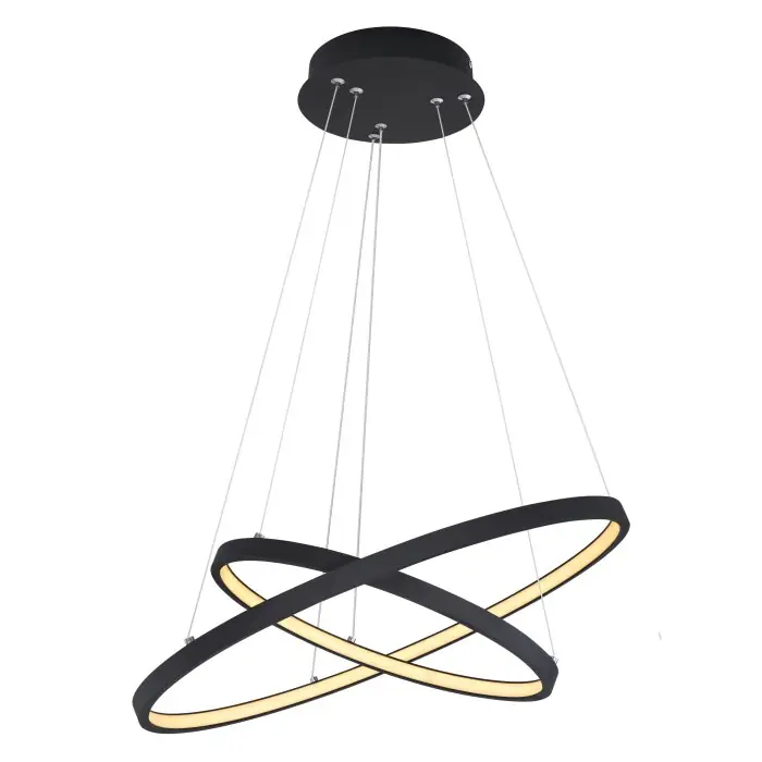 Globo RALPH Hanger LED Zwart, 1-licht Laatste Versie