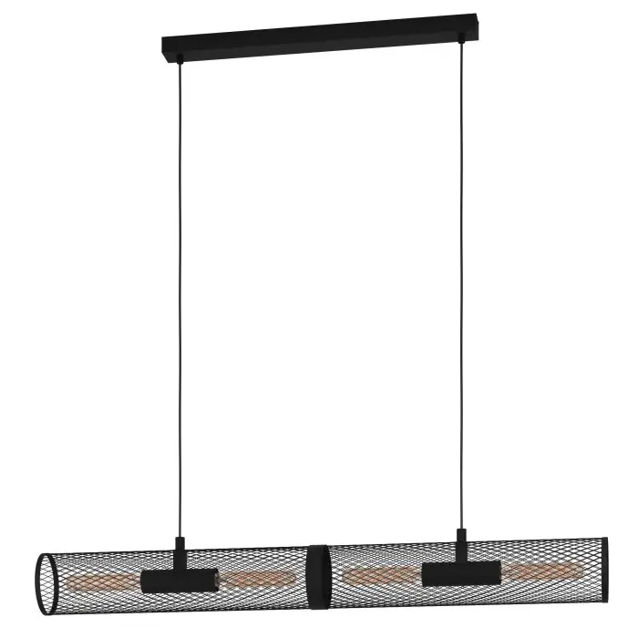 Beperkt Aanbod Eglo REDCLIFFE Hanger Zwart, 4-lichts