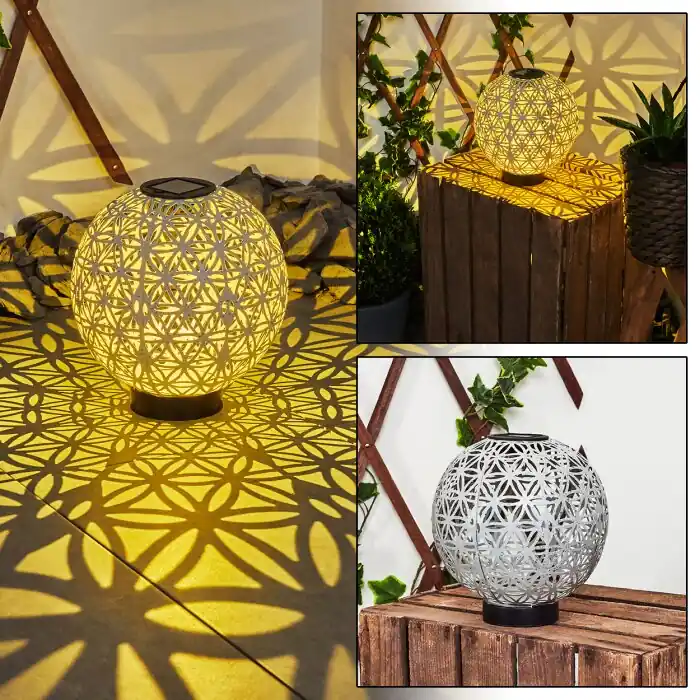 Leonard Solarlamp LED Zwart, Wit, 1-licht Seizoensaanbieding