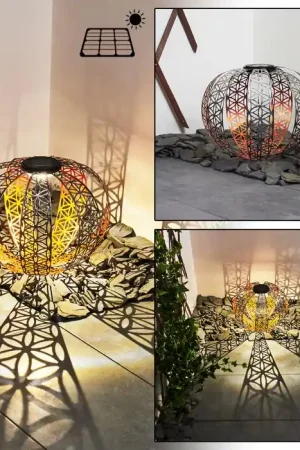 Wasalea Solarlamp LED Brons, Zwart, Zilver, 1-licht Hoge Kwaliteit