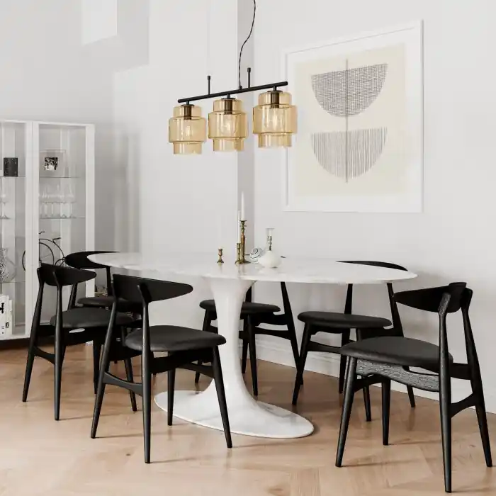 Koop Vandaag By Rydens Ebbot Hanger Zwart, 3-lichts