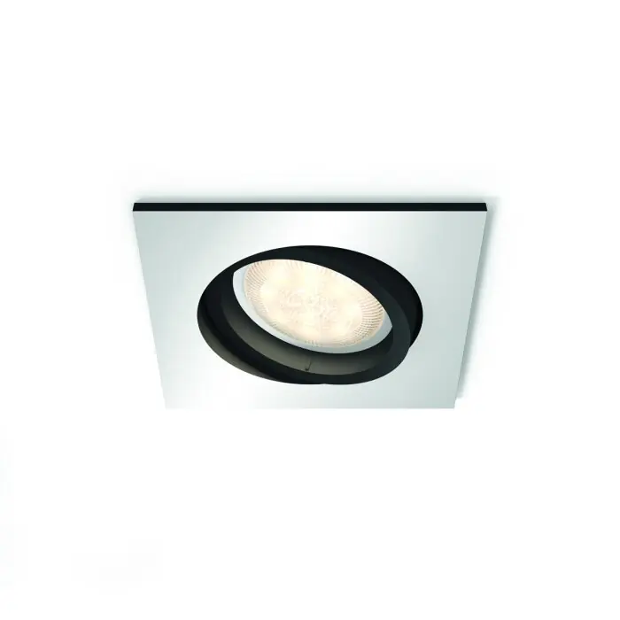 Rechtstreeks Van De Fabrikant Philips Hue Ambiance White Milliskin Inbouwspot Zilver, 1-licht