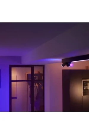 Aanbieding Philips HUE Centris Plafondlamp LED Zwart, 3-lichts, Kleurwisselaar