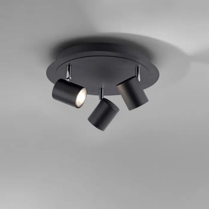 Aanbieding Leuchten Direkt TARIK Plafondlamp LED Zwart, 3-lichts