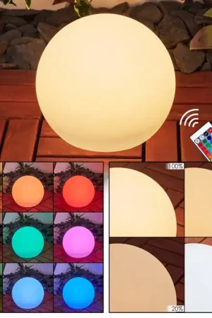 Ykullen Solarlamp LED Zwart, 1-licht, Afstandsbediening, Kleurwisselaar Beste Prijs
