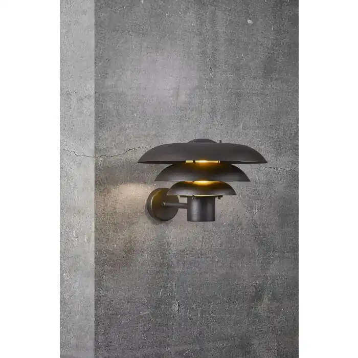 Nordlux KURNOS Buiten muurverlichting Zwart, 1-licht Speciale Aanbieding