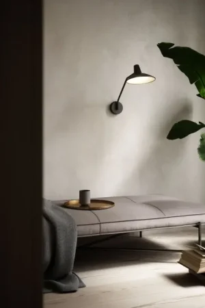 Design For The People by Nordlux DARCI Muurlamp Zwart, 1-licht Gratis Retour
