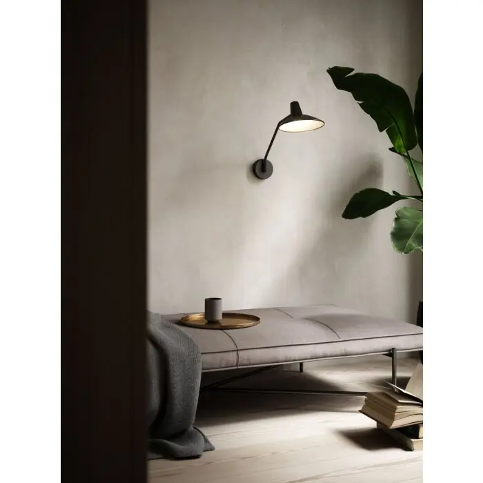 Design For The People by Nordlux DARCI Muurlamp Zwart, 1-licht Gratis Retour