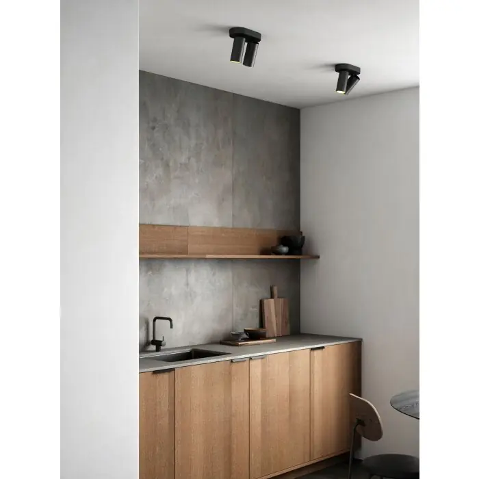 Design For The People by Nordlux MIMI Plafondlamp Zwart, 2-lichts Exclusieve Aanbieding