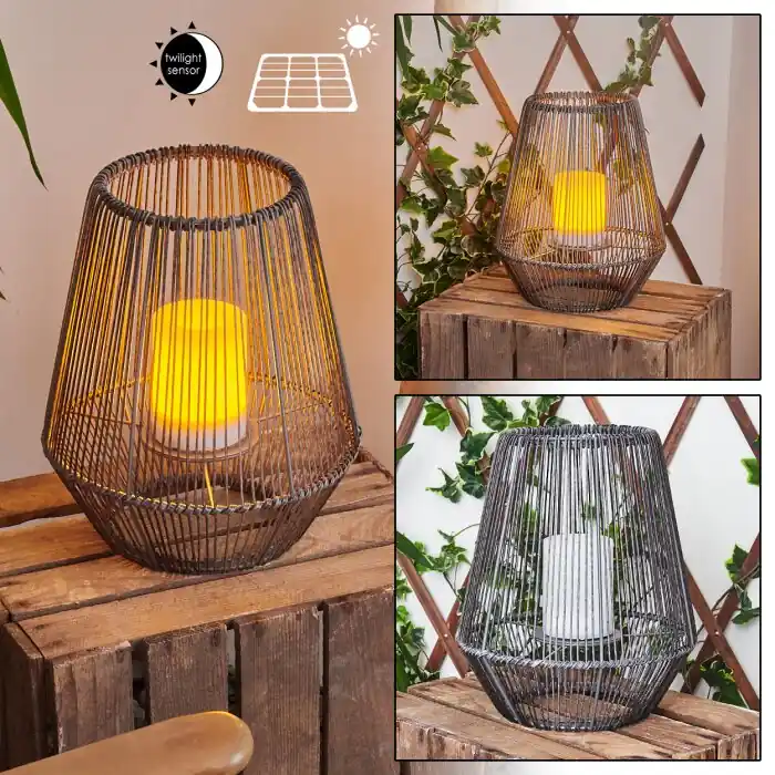 Rechtstreeks Van De Fabrikant Mendola Solarlamp LED Grijs, 1-licht