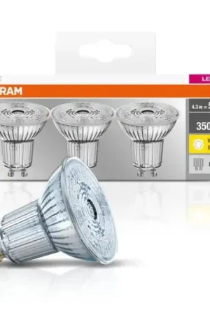 Actieprijs Osram 3x Set LED GU10 4,3 Watt 2700 Kelvin 350 Lumen