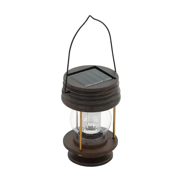 Eglo LATERNE Solarlamp LED Bruin, 1-licht Hete Deal