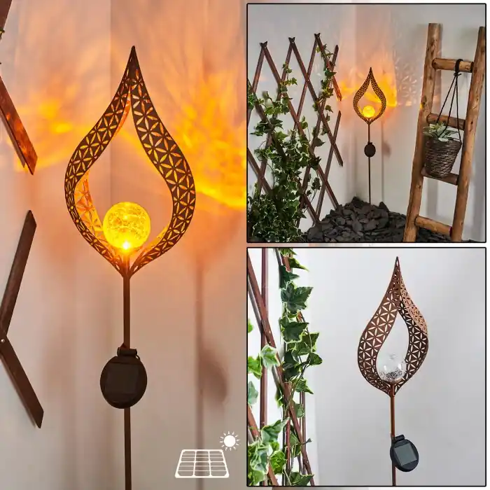 Veilige Betaling Rovinj Solarlamp LED Roest, 1-licht