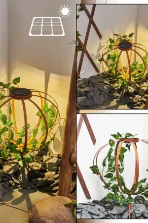 Yonkers Solarlamp LED Groen, Roest, 1-licht Tijdelijk Beschikbaar