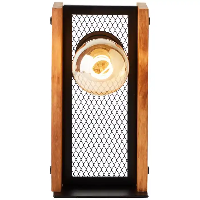 Actieprijs Brilliant Calandra Tafellamp Hout licht, Zwart, 1-licht