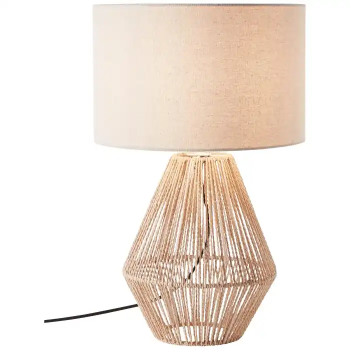Betrouwbaar Brilliant Laraine Tafellamp Bruin, Zwart, 1-licht