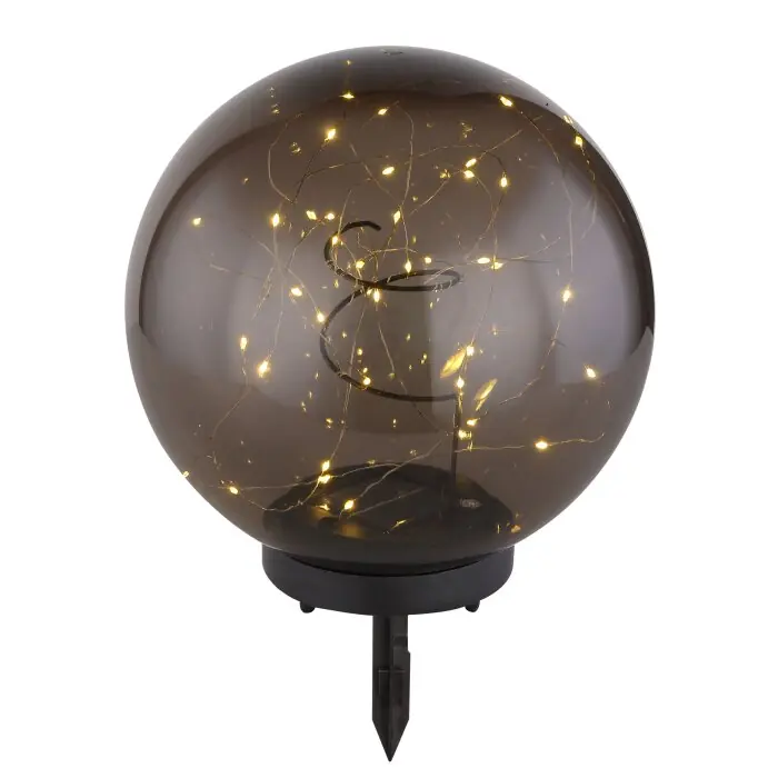 Globo Solarlamp LED Zwart, 40-lichts Betaalbaar