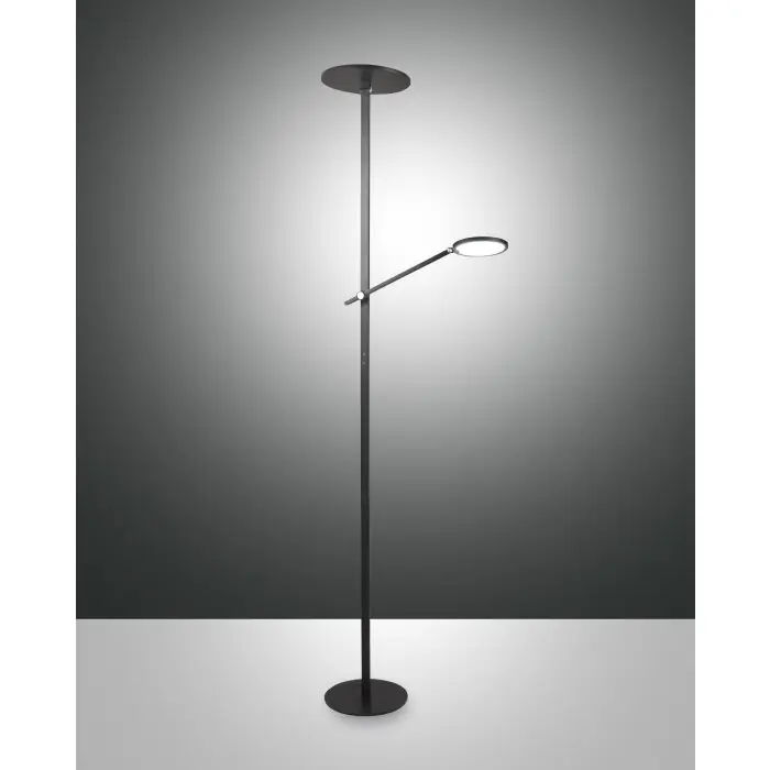 Aanbieding Fabas Luce Regina Staande lamp LED Zwart, 2-lichts