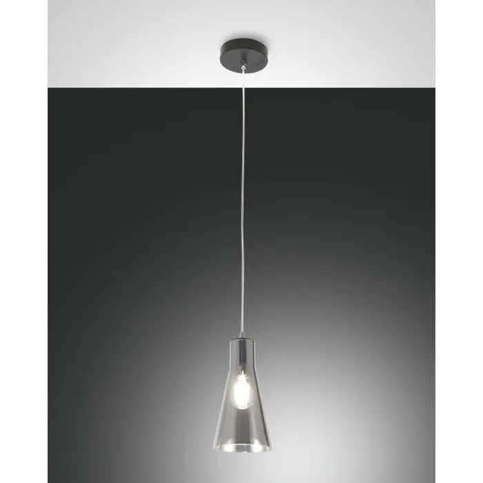Aanbieding Fabas Luce Dafne Hanglamp Zwart, 1-licht