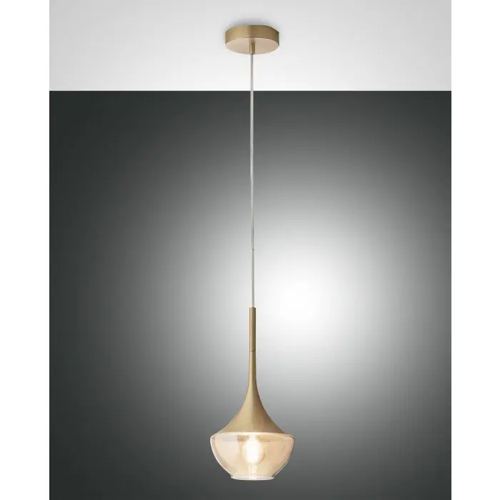 Veilige Betaling Fabas Luce Apollo Hanglamp Messing, 1-licht