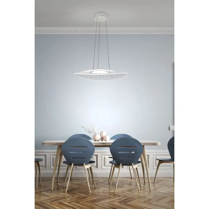 Fabas Luce Vela Hanglamp LED Wit, 1-licht Koopje
